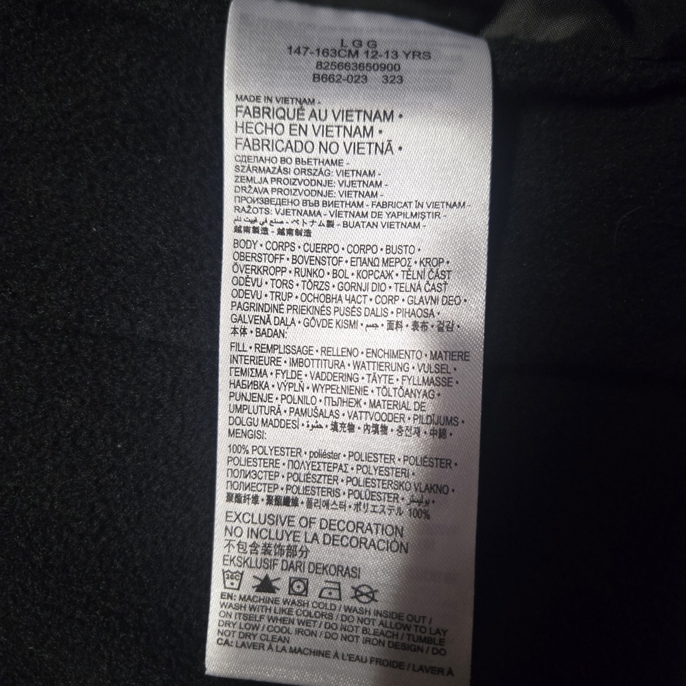 Jordan Black Puffer Vest for Kids - Picture 8 of 11